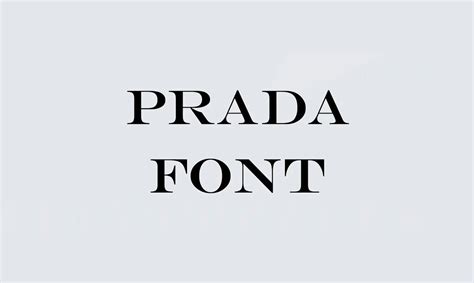 prada typography|free Prada font generator.